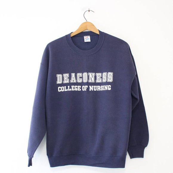 Vintage Deaconess College of Nursing Sweatshirt Large - Picture 1 of 4